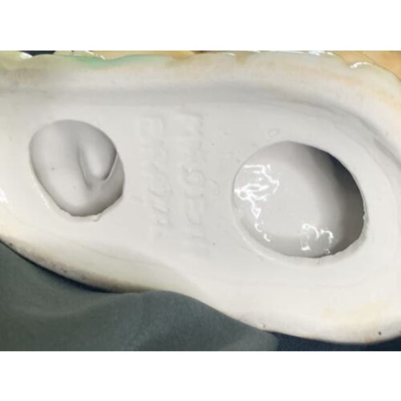 Vintage Proud Lion Figure Statue Lusterware Brazil - Picture 6 of 12